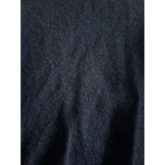 Polo Ralph Lauren Mens Navy Lambs Wool Sweater Sz L Pullover Preppy Italian Wool - Picture 3 of 5